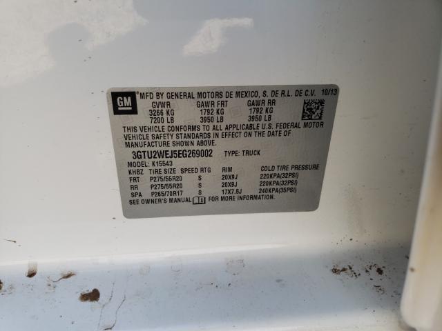 Photo 9 VIN: 3GTU2WEJ5EG269002 - GMC SIERRA K15 