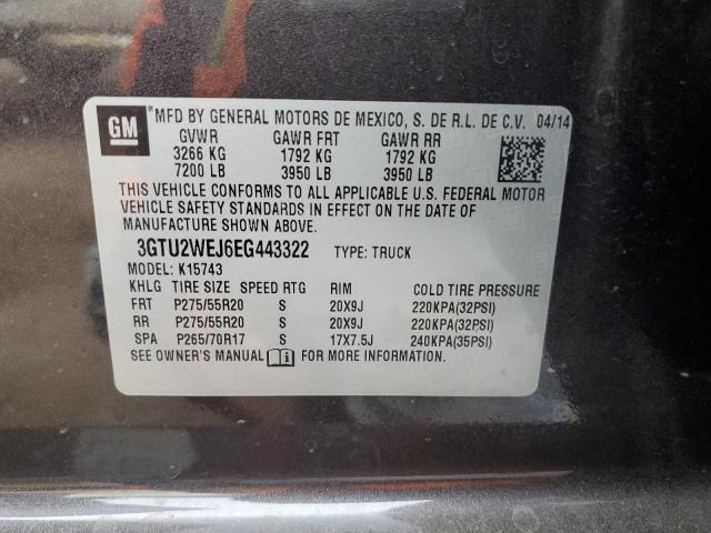 Photo 12 VIN: 3GTU2WEJ6EG443322 - GMC SIERRA K15 