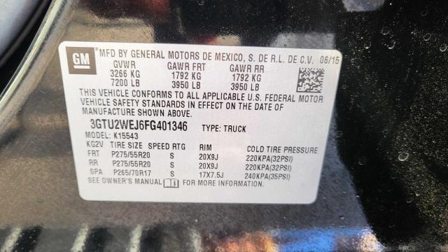 Photo 9 VIN: 3GTU2WEJ6FG401346 - GMC SIERRA K15 