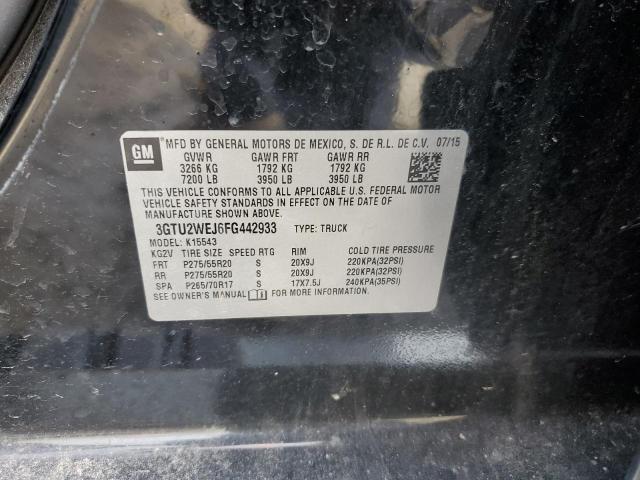 Photo 11 VIN: 3GTU2WEJ6FG442933 - GMC SIERRA K15 