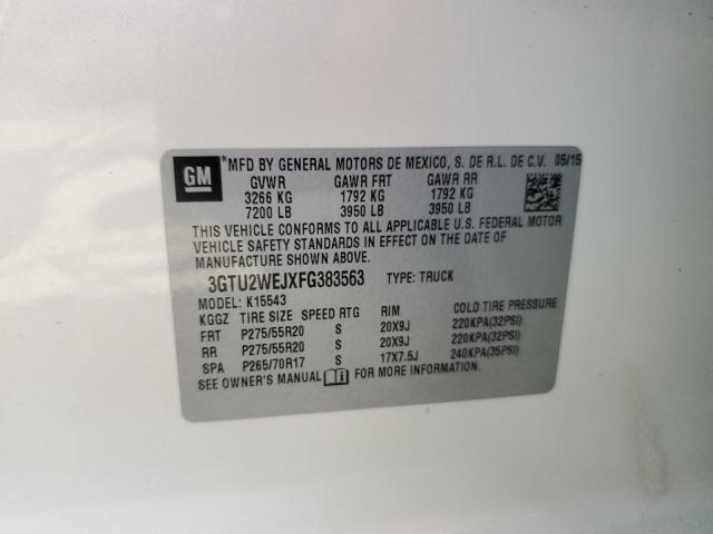 Photo 12 VIN: 3GTU2WEJXFG383563 - GMC SIERRA K15 