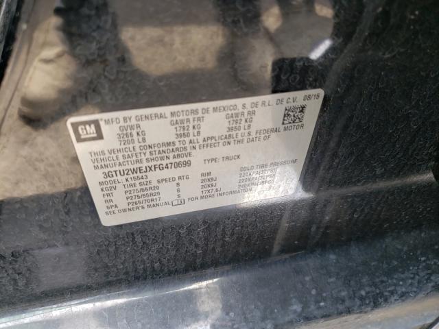 Photo 9 VIN: 3GTU2WEJXFG470699 - GMC SIERRA 1500 