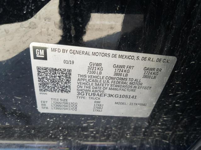 Photo 11 VIN: 3GTU9AEF3KG105141 - GMC SIERRA K15 