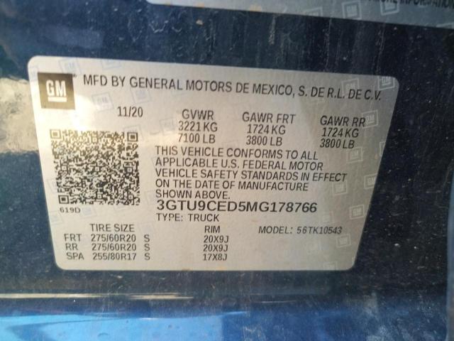 Photo 9 VIN: 3GTU9CED5MG178766 - GMC SIERRA K15 