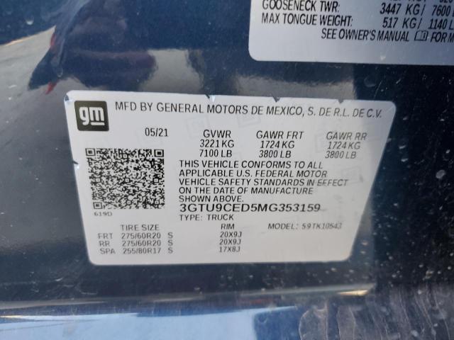 Photo 11 VIN: 3GTU9CED5MG353159 - GMC SIERRA K15 