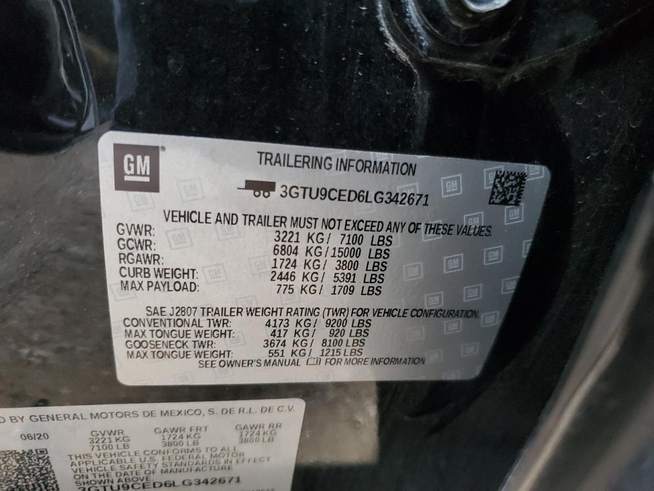 Photo 11 VIN: 3GTU9CED6LG342671 - GMC SIERRA 