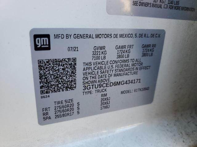 Photo 11 VIN: 3GTU9CED6MG434171 - GMC SIERRA 