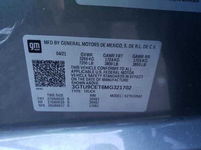 Photo 9 VIN: 3GTU9CET6MG321702 - GMC SIERRA K15 