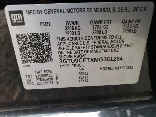 Photo 11 VIN: 3GTU9CETXMG361264 - GMC SIERRA K15 