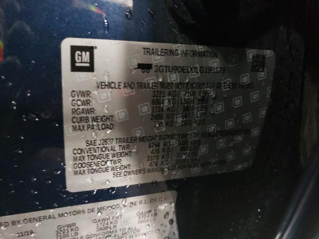 Photo 9 VIN: 3GTU9DED0LG190179 - GMC SIERRA K15 