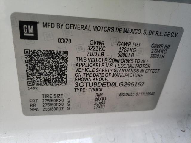 Photo 9 VIN: 3GTU9DED0LG295157 - GMC SIERRA K15 