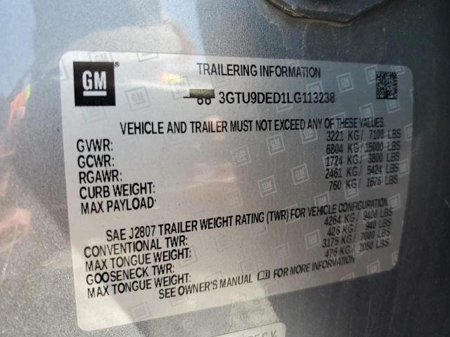 Photo 11 VIN: 3GTU9DED1LG113238 - GMC SIERRA 