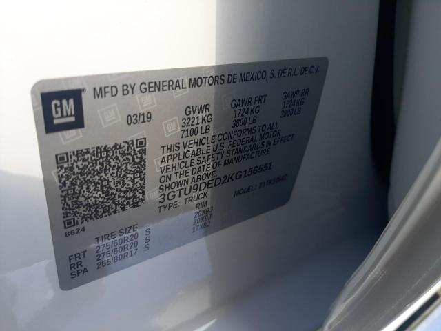 Photo 11 VIN: 3GTU9DED2KG156551 - GMC SIERRA K15 