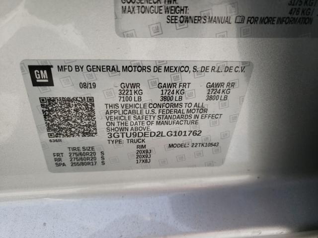 Photo 9 VIN: 3GTU9DED2LG101762 - GMC SIERRA K15 