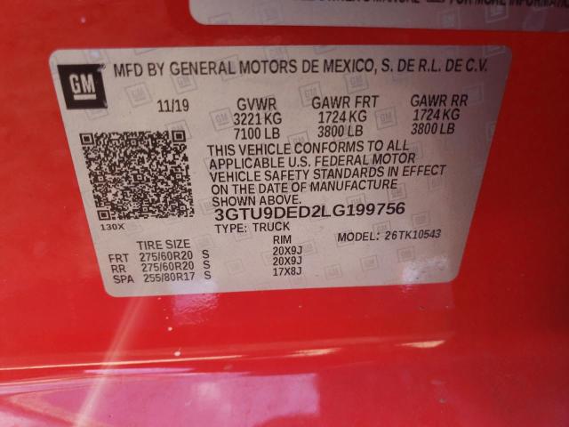 Photo 12 VIN: 3GTU9DED2LG199756 - GMC SIERRA K15 