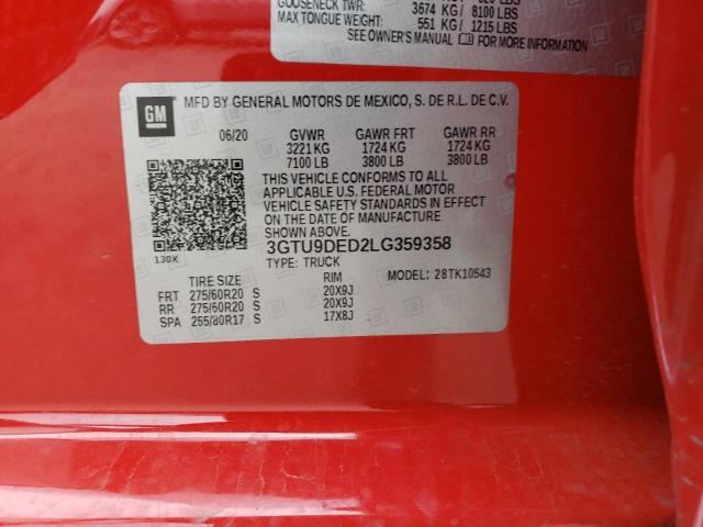 Photo 11 VIN: 3GTU9DED2LG359358 - GMC SIERRA K15 