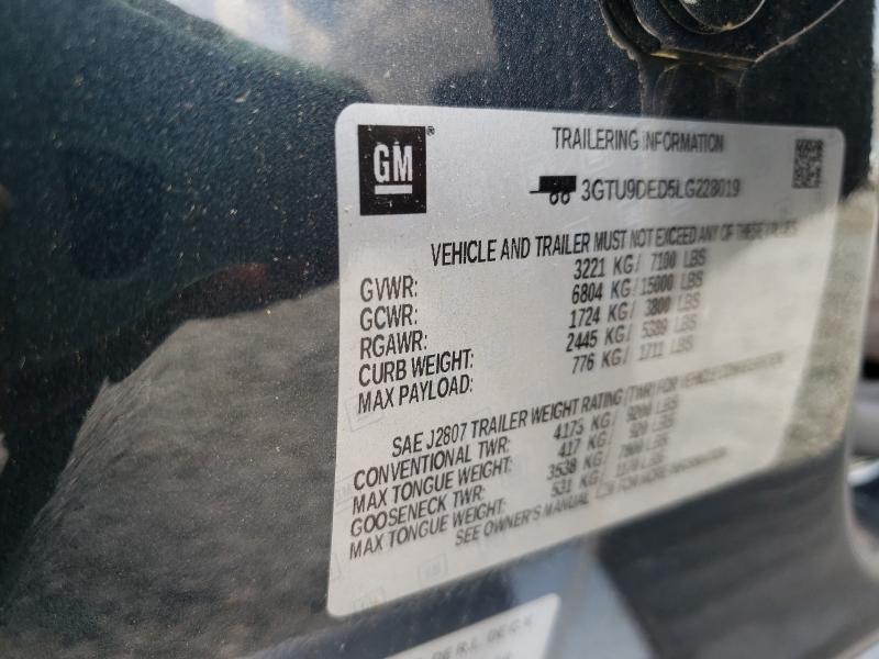 Photo 9 VIN: 3GTU9DED5LG228019 - GMC SIERRA K15 