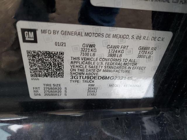 Photo 11 VIN: 3GTU9DED6MG232145 - GMC SIERRA 