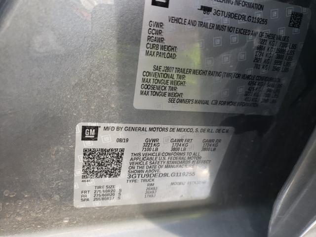 Photo 9 VIN: 3GTU9DED9LG119255 - GMC SIERRA K15 