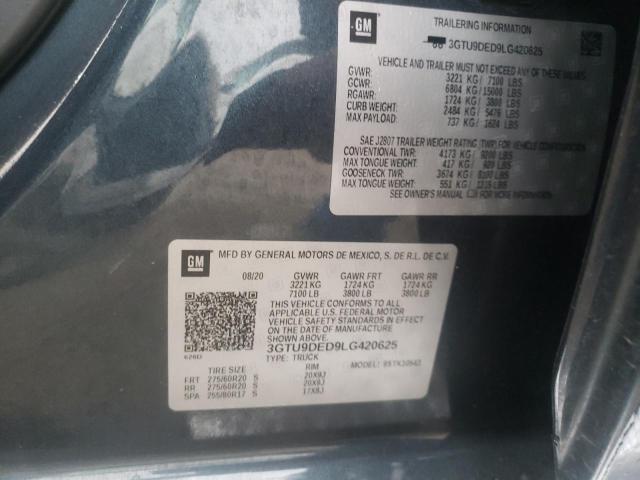 Photo 9 VIN: 3GTU9DED9LG420625 - GMC SIERRA K15 