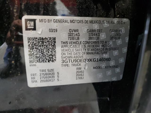 Photo 11 VIN: 3GTU9DEDXKG146060 - GMC SIERRA K15 