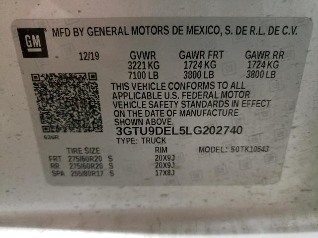 Photo 12 VIN: 3GTU9DEL5LG202740 - GMC SIERRA K15 