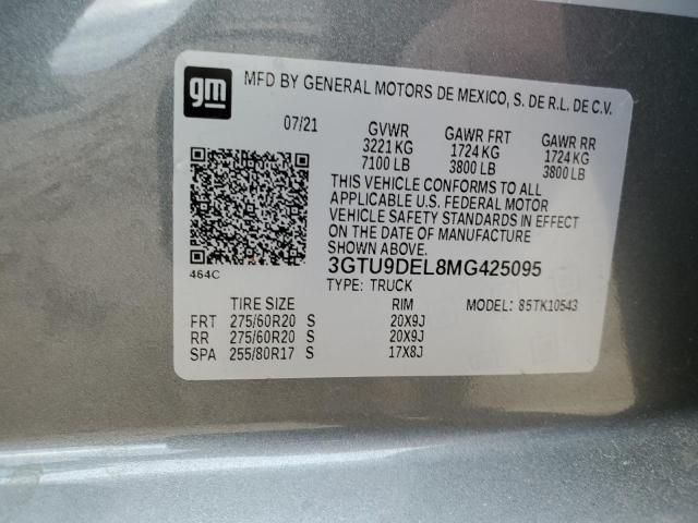 Photo 11 VIN: 3GTU9DEL8MG425095 - GMC SIERRA K15 