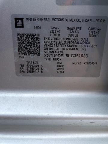 Photo 9 VIN: 3GTU9DEL9LG351023 - GMC SIERRA K15 