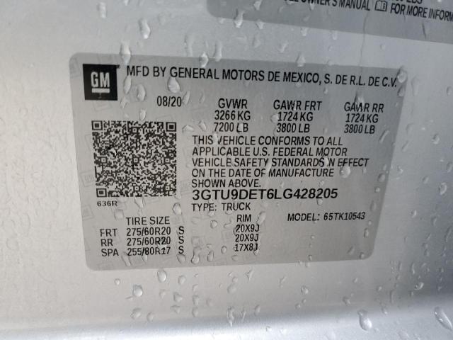 Photo 11 VIN: 3GTU9DET6LG428205 - GMC SIERRA K15 