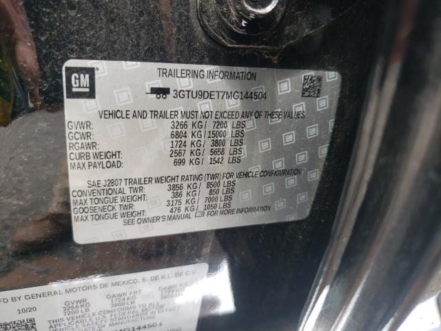 Photo 9 VIN: 3GTU9DET7MG144504 - GMC SIERRA K15 