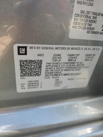 Photo 11 VIN: 3GTU9EET4MG312007 - GMC SIERRA K15 