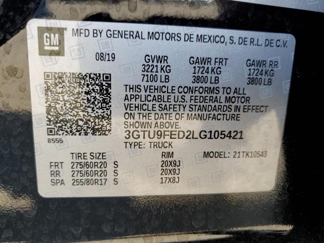 Photo 9 VIN: 3GTU9FED2LG105421 - GMC SIERRA K15 