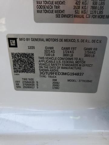 Photo 12 VIN: 3GTU9FED3MG194837 - GMC SIERRA K15 