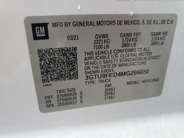 Photo 11 VIN: 3GTU9FED4MG296650 - GMC SIERRA K15 