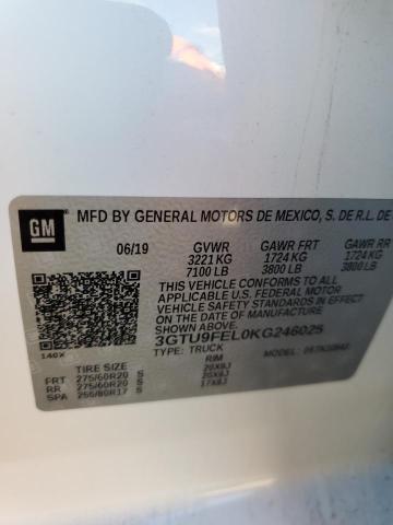 Photo 11 VIN: 3GTU9FEL0KG246025 - GMC SIERRA 