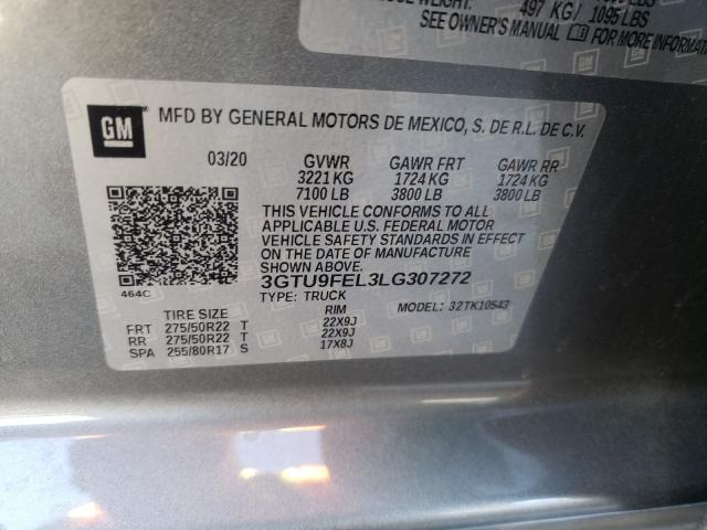 Photo 9 VIN: 3GTU9FEL3LG307272 - GMC SIERRA K15 