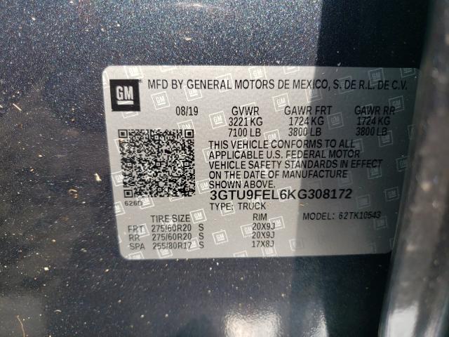 Photo 9 VIN: 3GTU9FEL6KG308172 - GMC SIERRA K15 