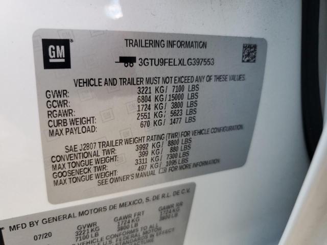 Photo 11 VIN: 3GTU9FELXLG397553 - GMC SIERRA K15 