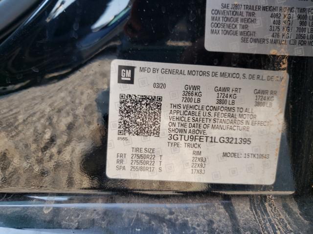 Photo 9 VIN: 3GTU9FET1LG321395 - GMC SIERRA K15 