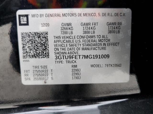 Photo 11 VIN: 3GTU9FET7MG191009 - GMC SIERRA K15 