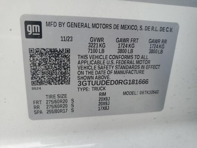 Photo 11 VIN: 3GTUUDED0RG181666 - GMC SIERRA 