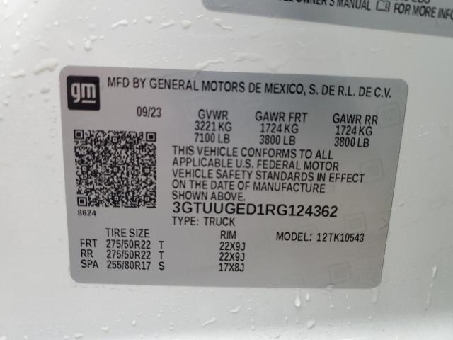 Photo 11 VIN: 3GTUUGED1RG124362 - GMC SIERRA K15 