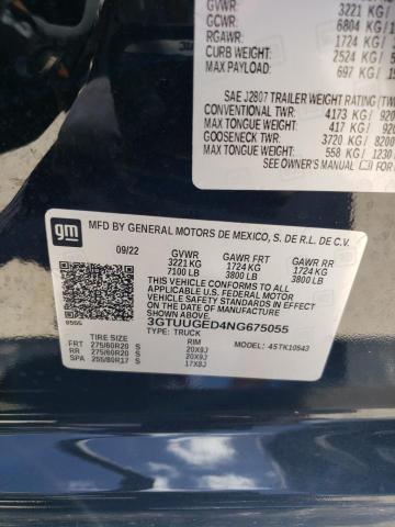 Photo 11 VIN: 3GTUUGED4NG675055 - GMC SIERRA K15 