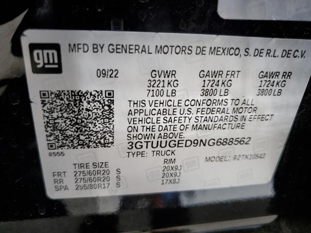 Photo 11 VIN: 3GTUUGED9NG688562 - GMC SIERRA K15 