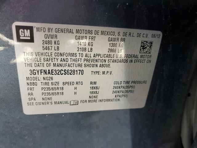 Photo 13 VIN: 3GYFNAE32CS628170 - CADILLAC SRX 