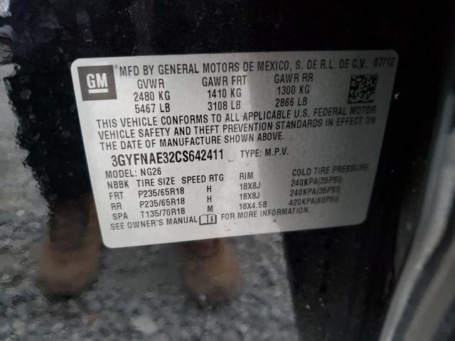 Photo 11 VIN: 3GYFNAE32CS642411 - CADILLAC SRX 