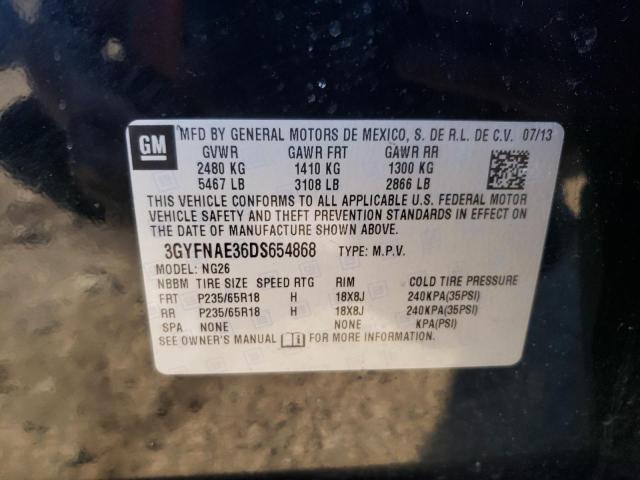 Photo 9 VIN: 3GYFNAE36DS654868 - CADILLAC SRX 