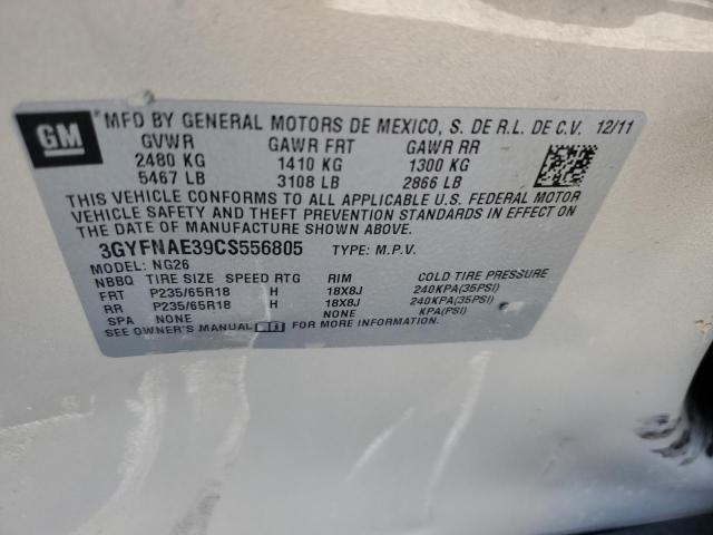 Photo 12 VIN: 3GYFNAE39CS556805 - CADILLAC SRX LUXURY 