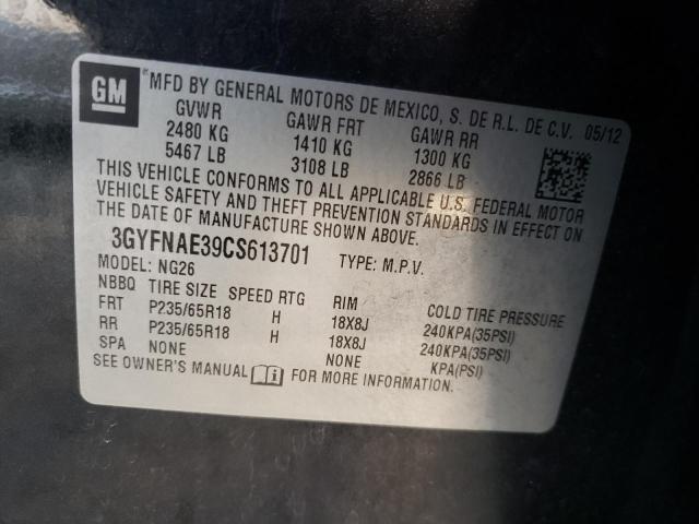 Photo 13 VIN: 3GYFNAE39CS613701 - CADILLAC SRX LUXURY 