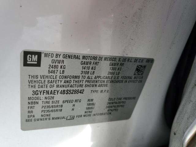 Photo 13 VIN: 3GYFNAEY4BS528842 - CADILLAC SRX LUXURY 